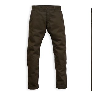 Railcar Fine Goods-FLIGHT TROUSER SEAWEED GREEN size 35 NWOT